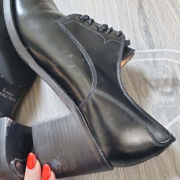 The Office of Angela Scott Shoes Miss Button Deltoy Women 40 Oxford Heels Witch - Picture 9 of 16